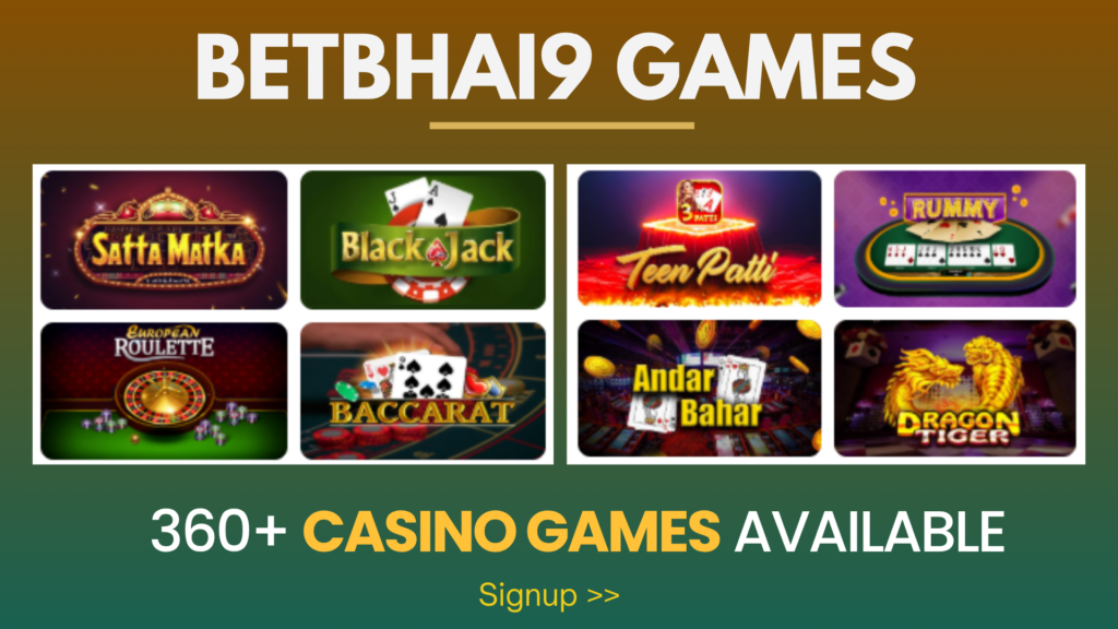 Betbhai9 Games